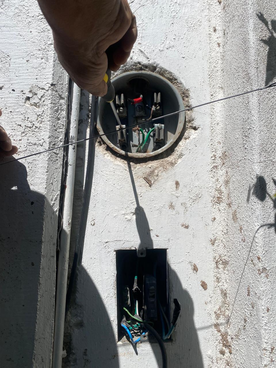 Reparación de base de medidor